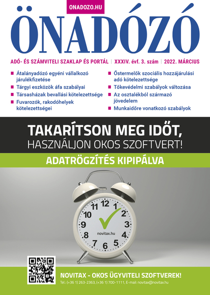 Önadózó 2022/03